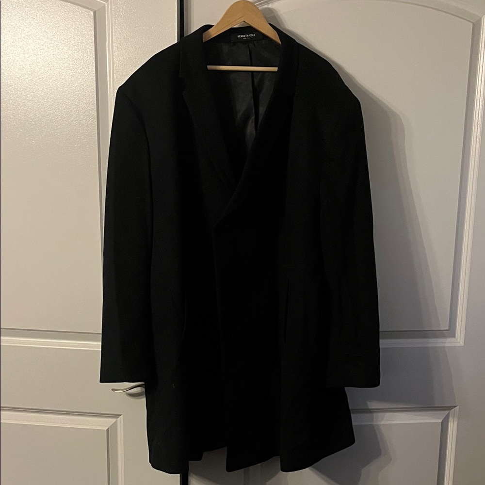 Kenneth Cole Black Men's Trench Coat